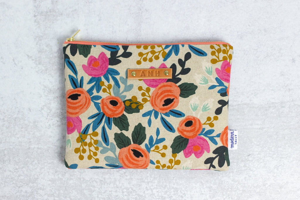 Natural Rosa e-Reader Case - Modern Tally - Kindle Case