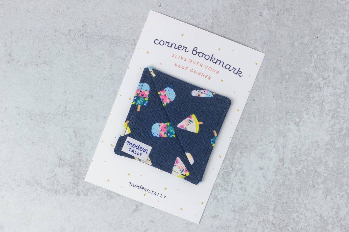 Popsicle Corner Bookmark - Modern Tally