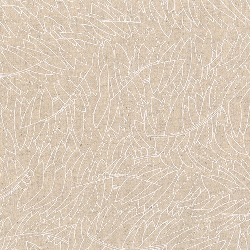 Carolyn Friedlander - Euclid - Reflect - Natural - Essex Linen