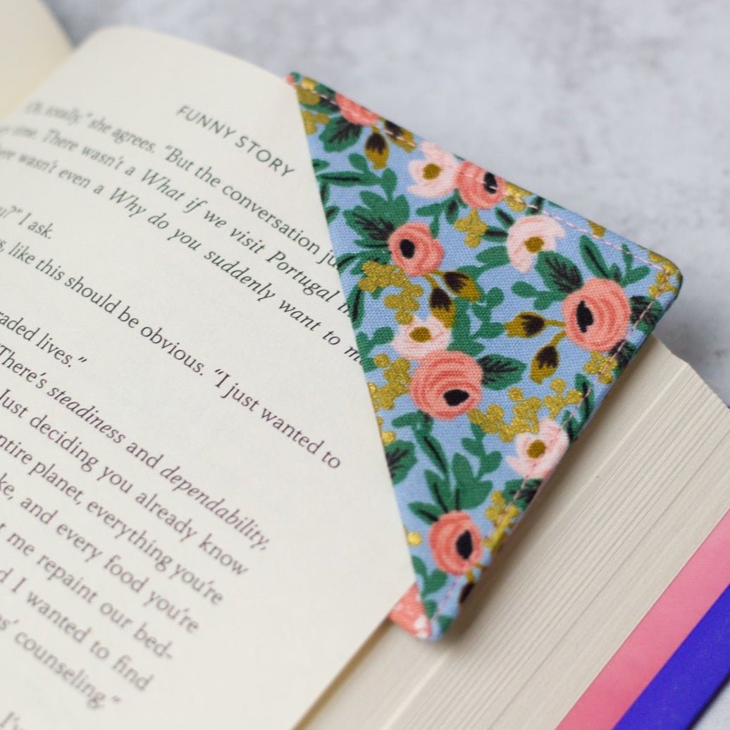 Chambray Rosa Bookmark - Modern Tally - Bookmark