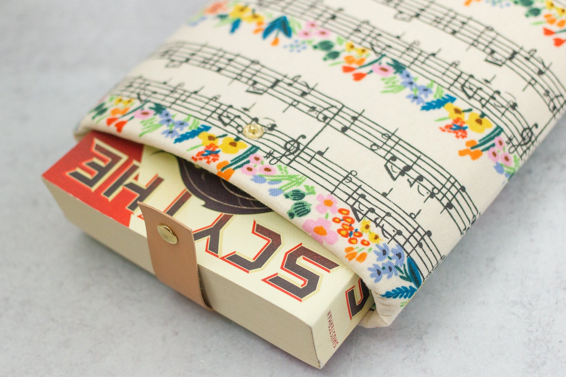 Flower Song Book Sleeve - Modern Tally - Book Sleeve