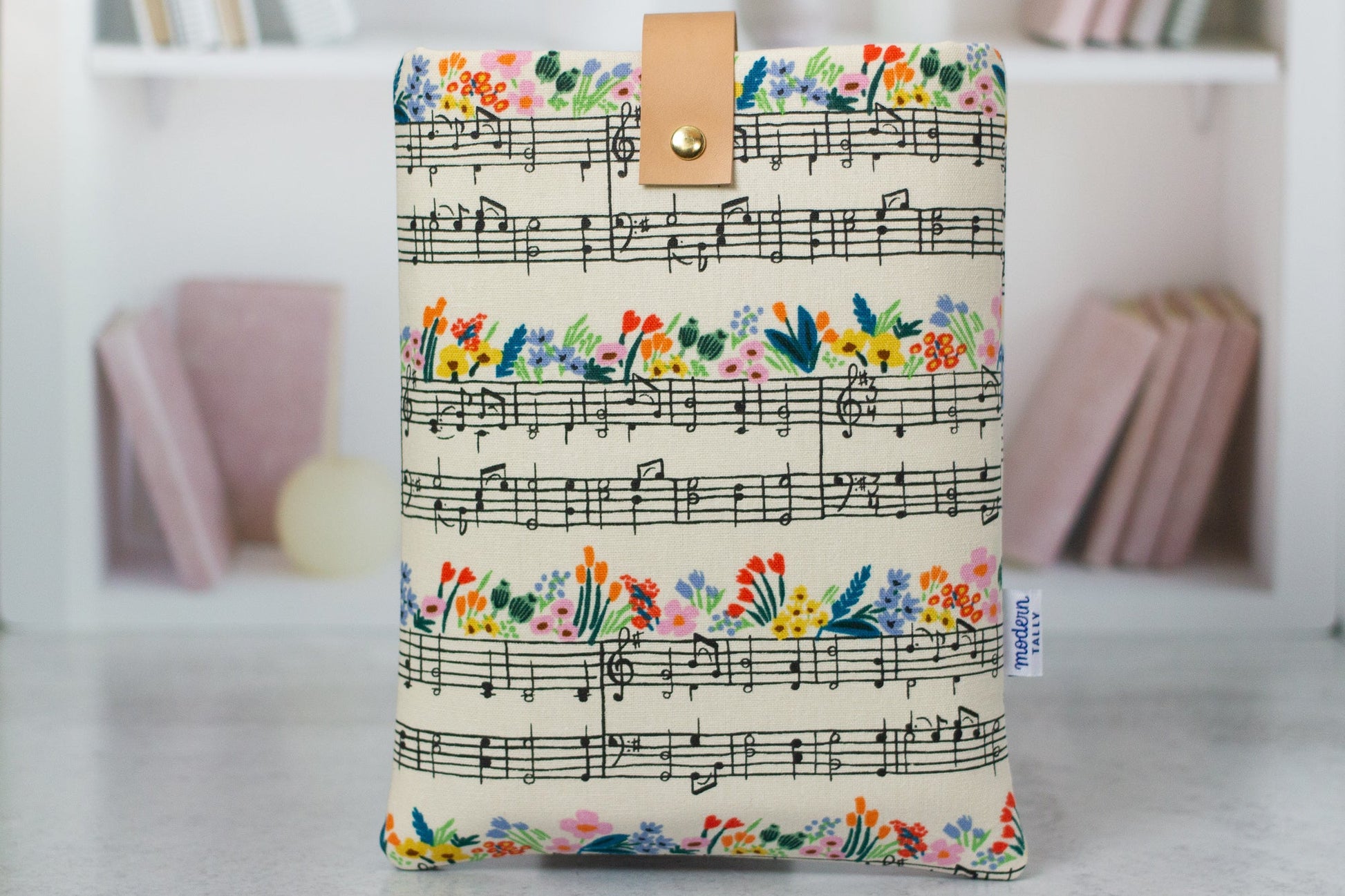 Flower Song Book Sleeve - Modern Tally - Book Sleeve