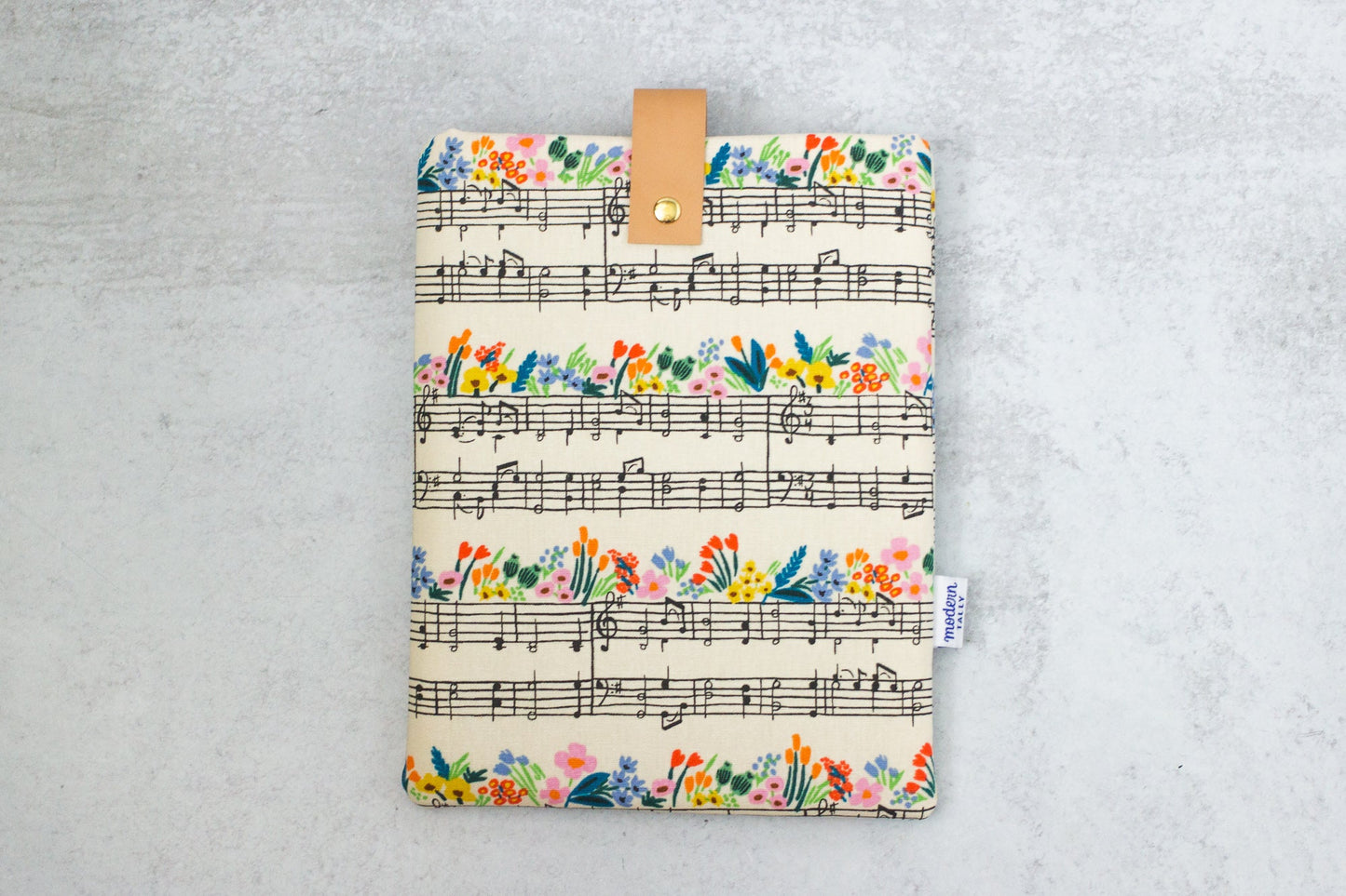 Flower Song Book Sleeve - Modern Tally - Book Sleeve