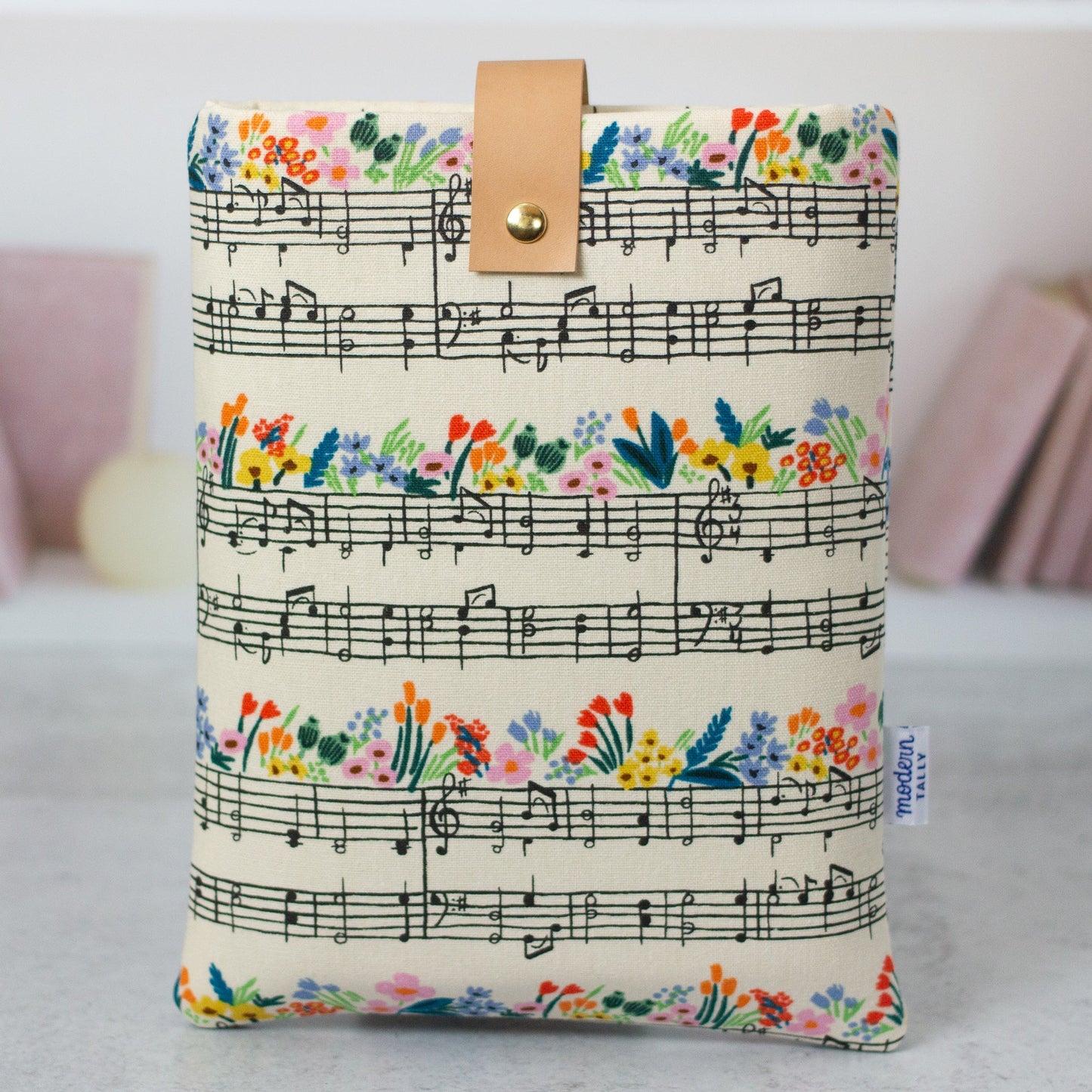 Flower Song Book Sleeve - Modern Tally - Book Sleeve