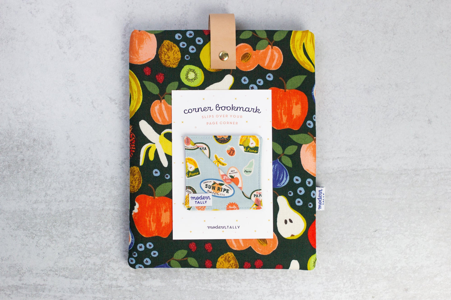 Fruit Salad Book Sleeve - Modern Tally - Book Sleeve