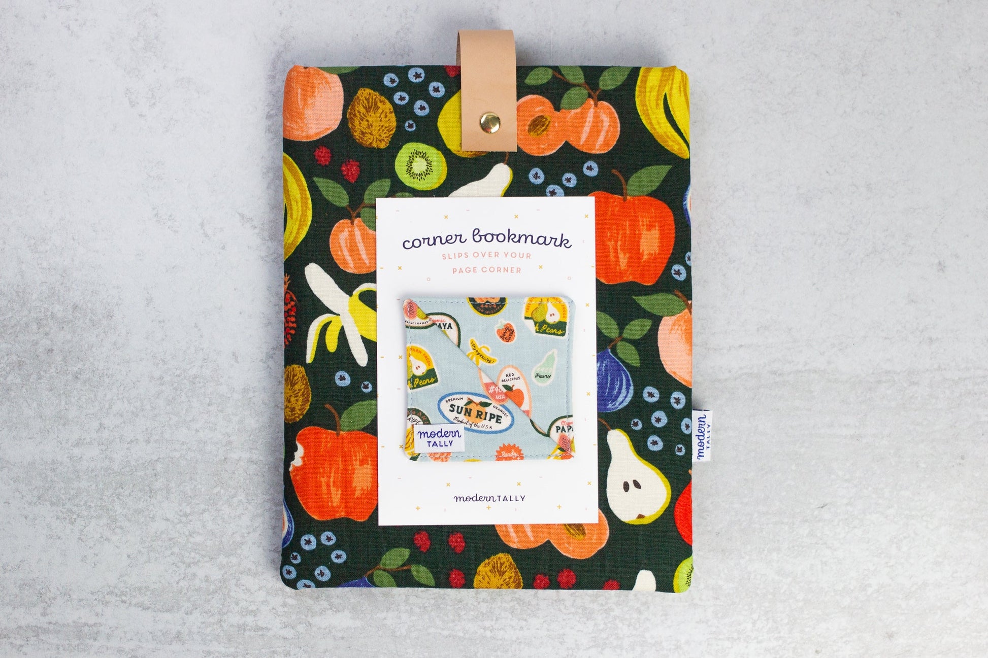 Fruit Salad Book Sleeve - Modern Tally - Book Sleeve