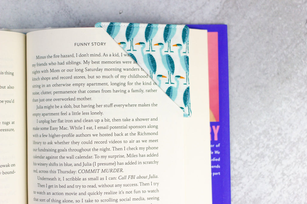 Heron Bookmark - Modern Tally - Bookmark