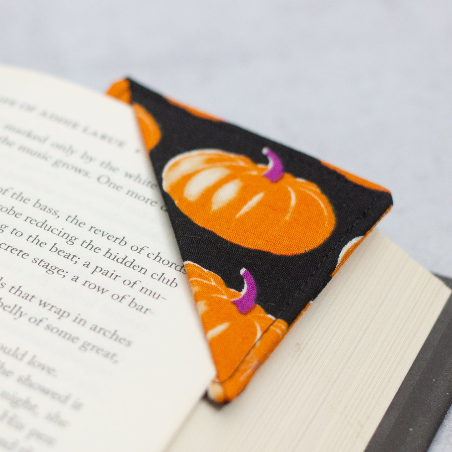 Pumpkin Corner Bookmark - SECONDS - Modern Tally - Bookmark