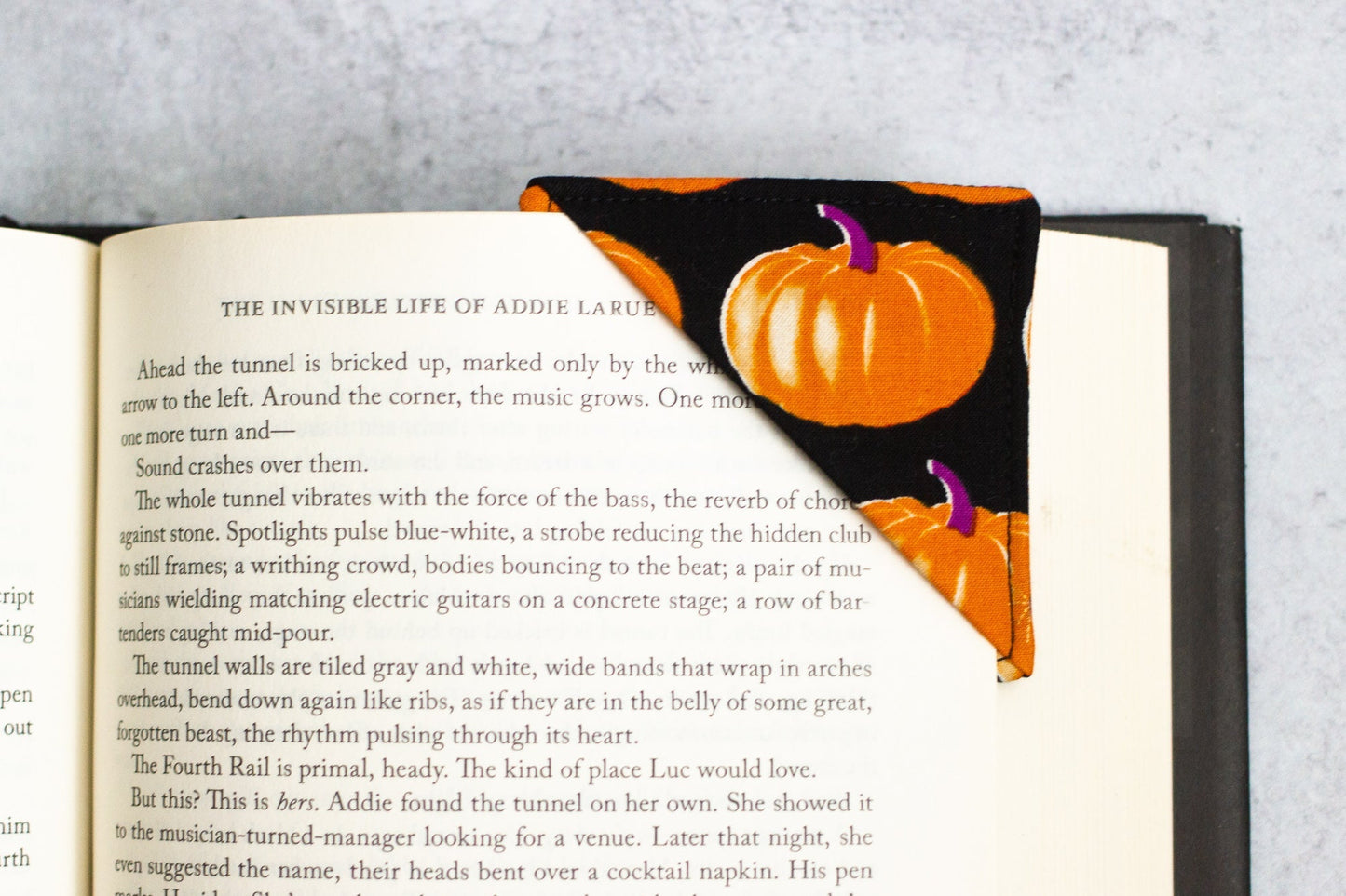 Pumpkin Corner Bookmark - SECONDS - Modern Tally - Bookmark