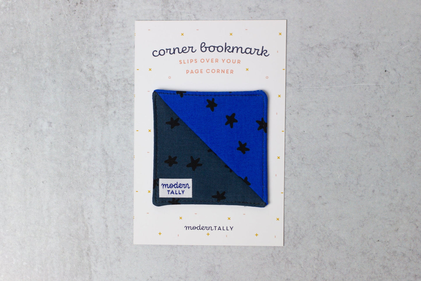 Starry Bookmark in Blue - Modern Tally - Bookmark