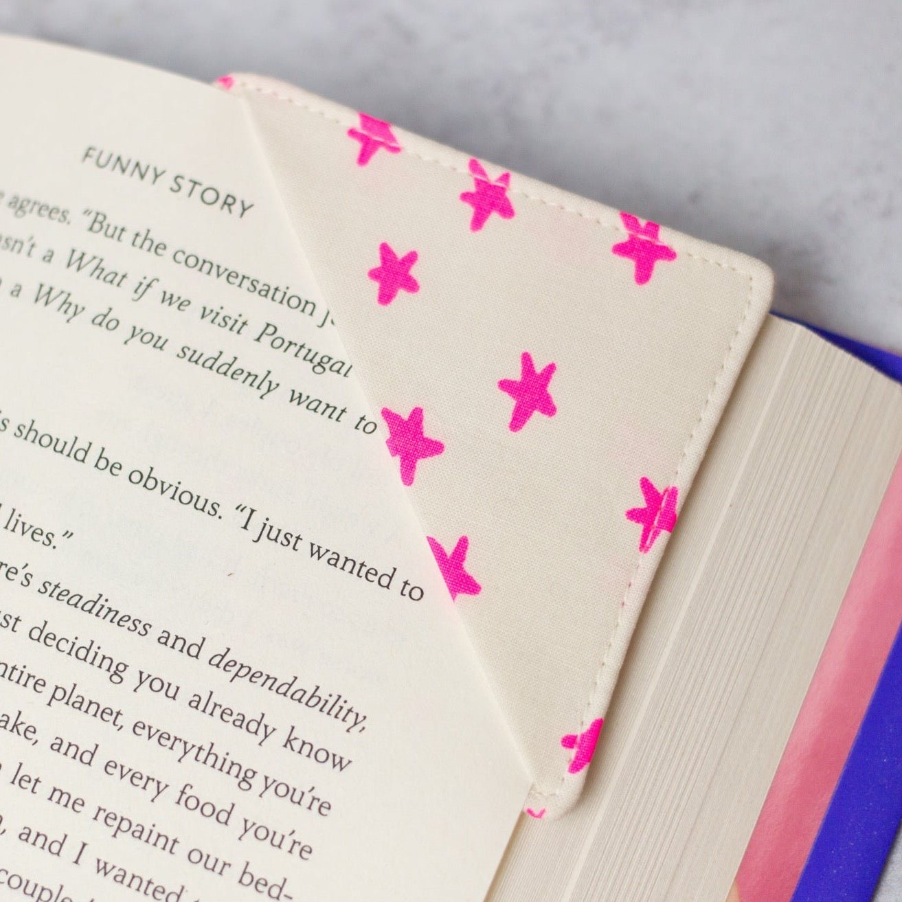 Starry Bookmark in Neon - Modern Tally - Bookmark