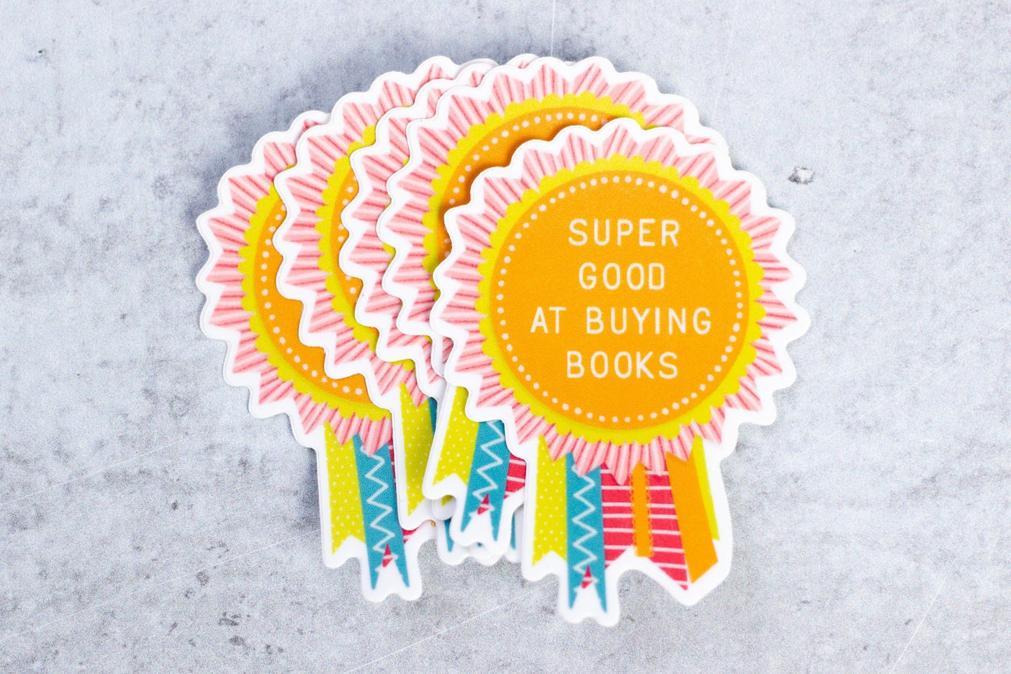 Super Good At Buying Books Sticker - Modern Tally - Sticker