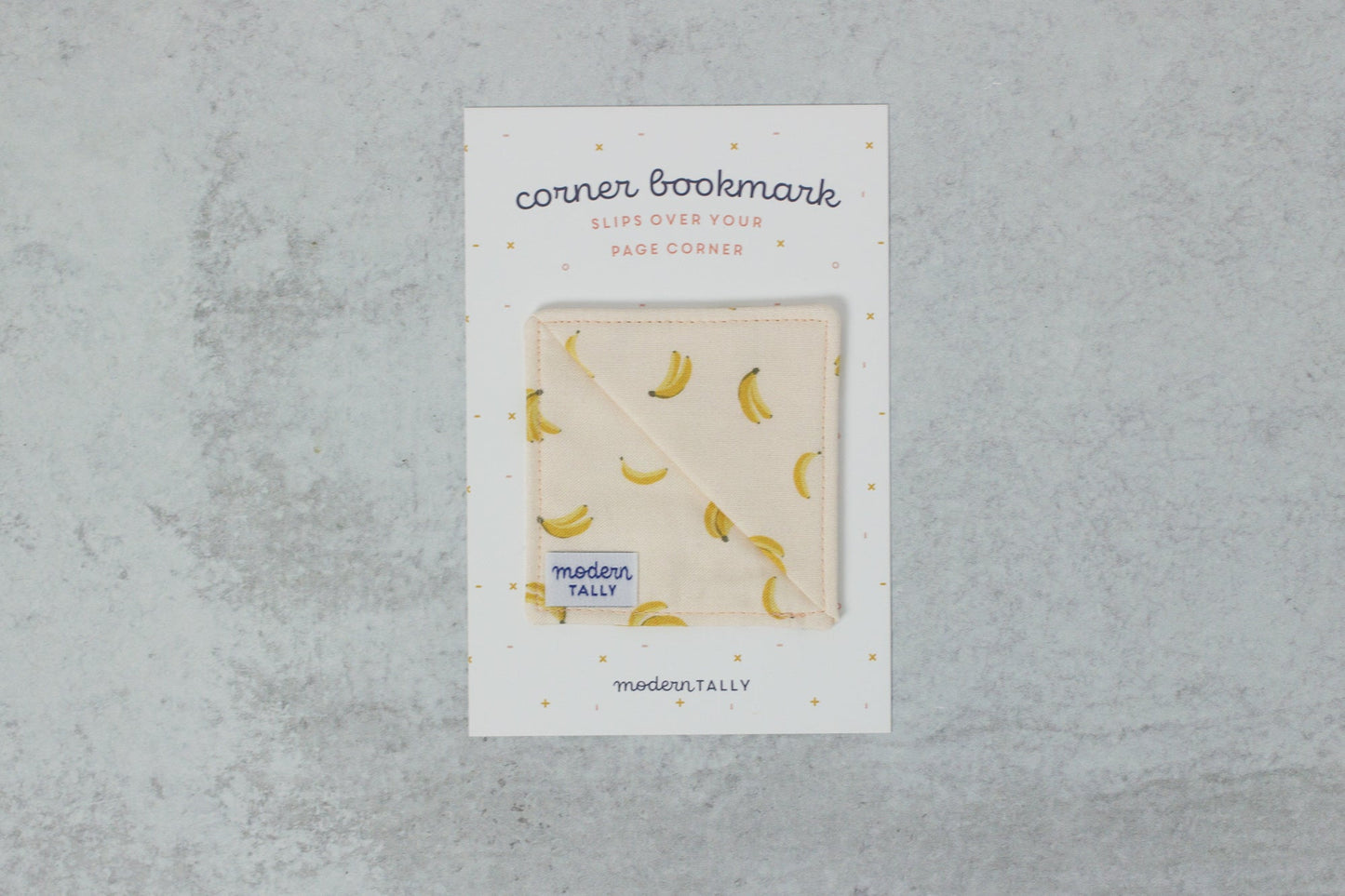 Banana Bookmark - Modern Tally - Bookmark