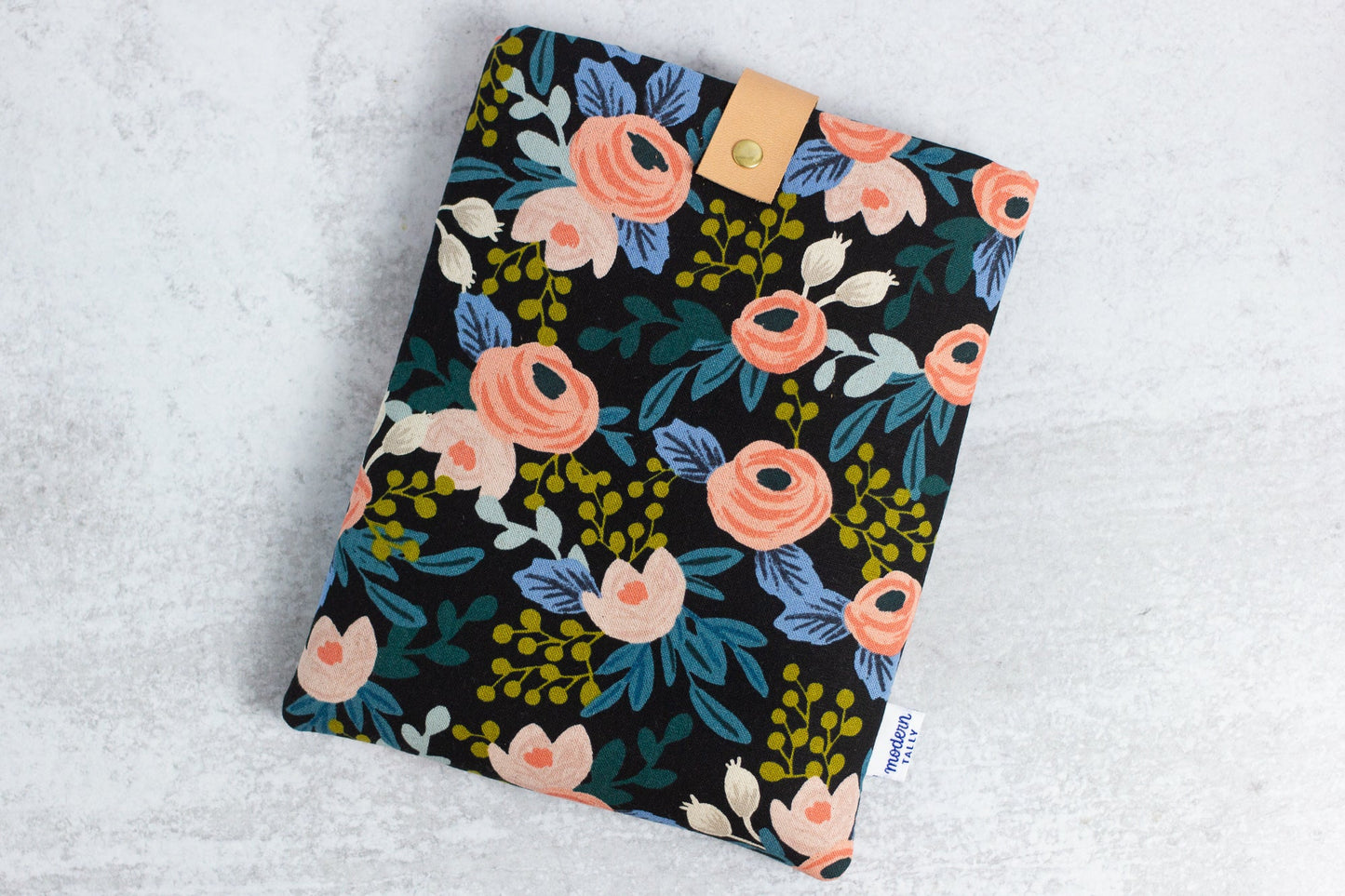 Black Rosa Book Sleeve - Modern Tally - Book Sleeve