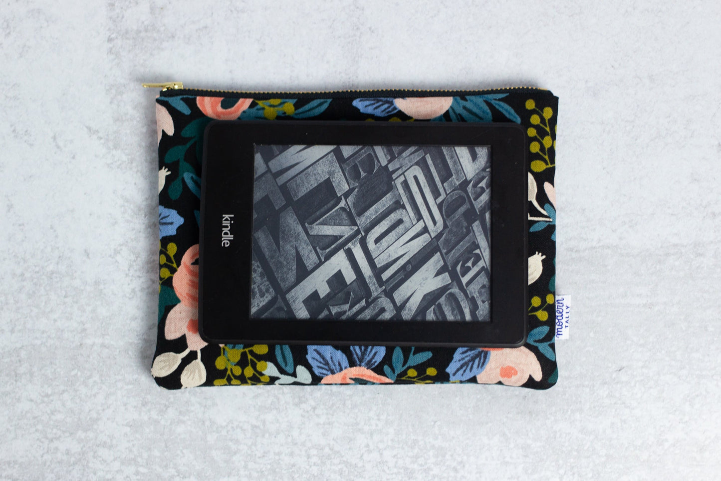 Black Rosa e-Reader Case - Modern Tally - Kindle Case