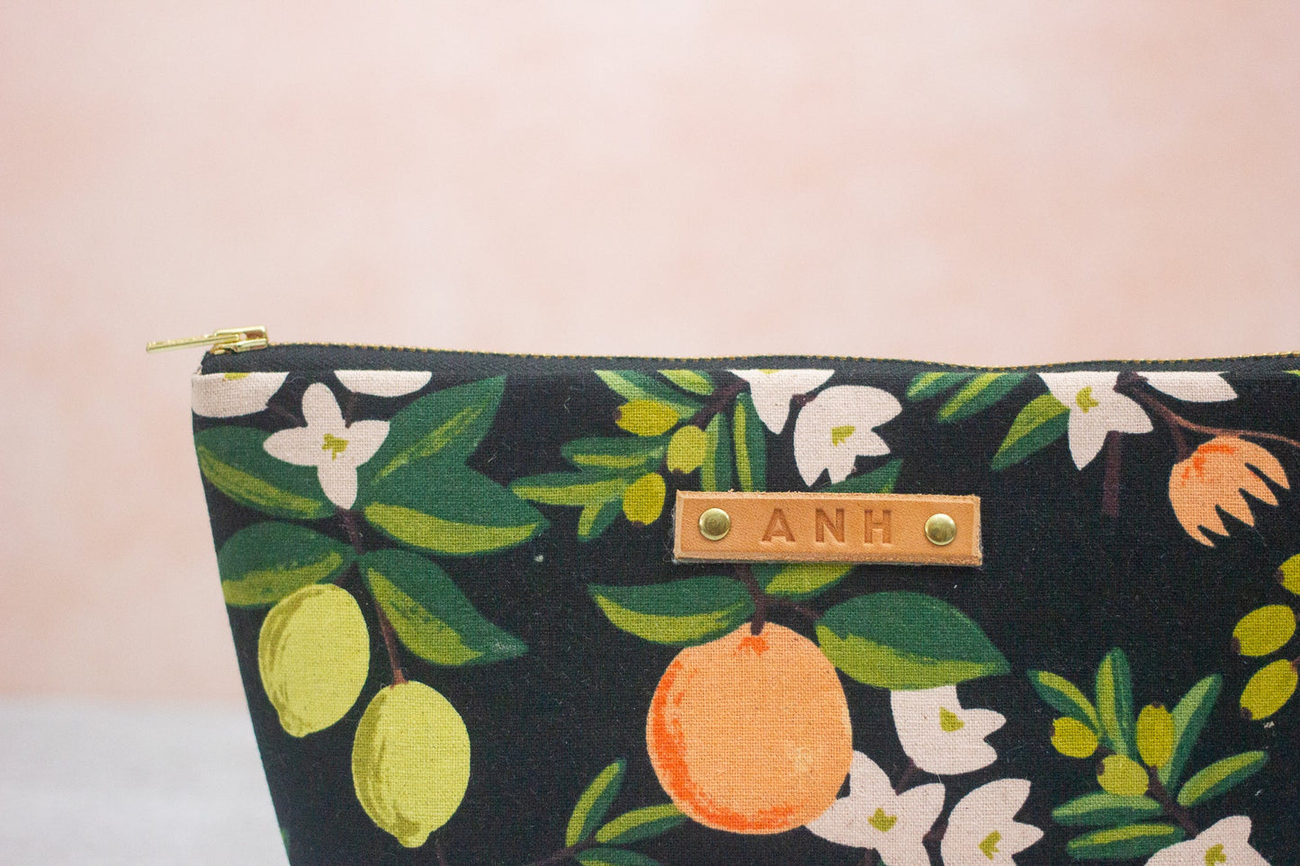 Citrus Makeup Bag