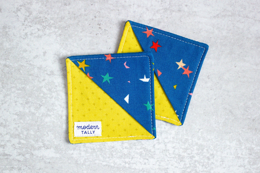 Colorful Stars Corner Bookmark - Modern Tally - Bookmark