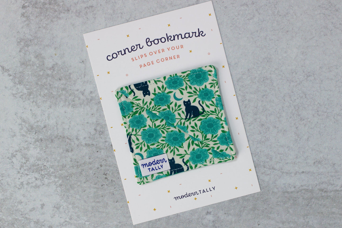 Garden Cat Bookmark - Modern Tally - Bookmark
