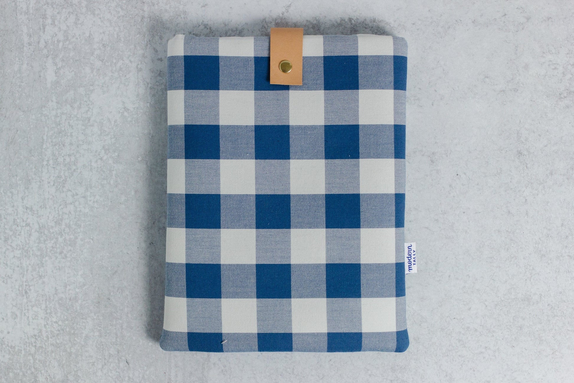 Gingham Book Sleeve - Modern Tally - Book Sleeve