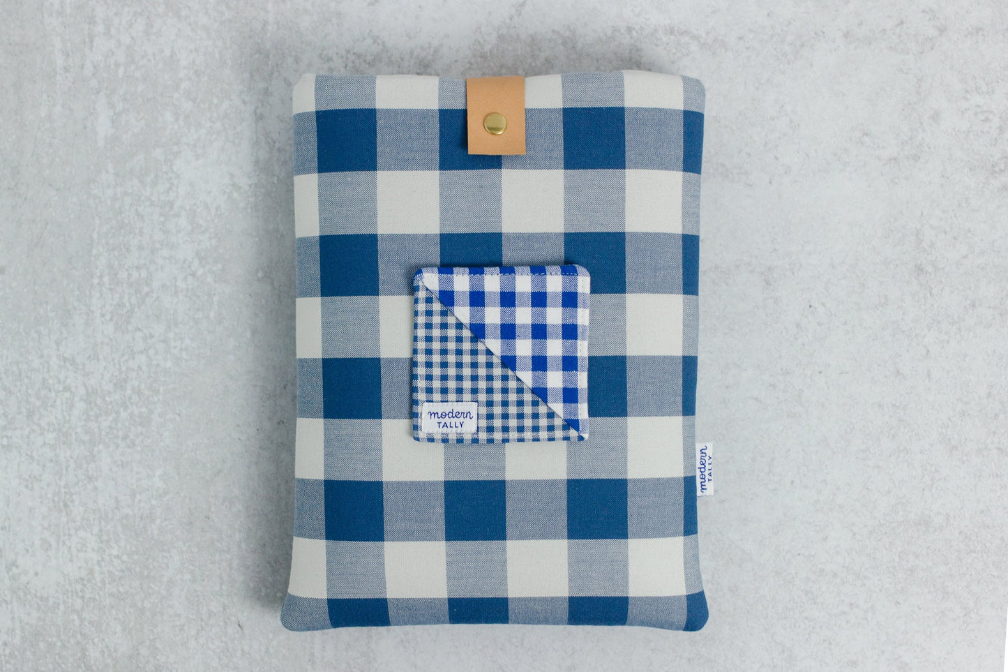 Gingham Corner Bookmark - Modern Tally