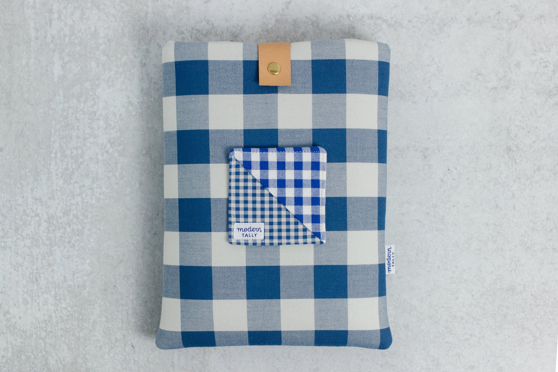 Gingham Corner Bookmark - Modern Tally