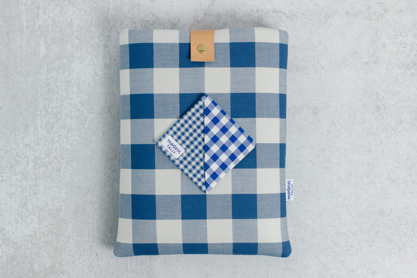 Gingham Corner Bookmark - Modern Tally