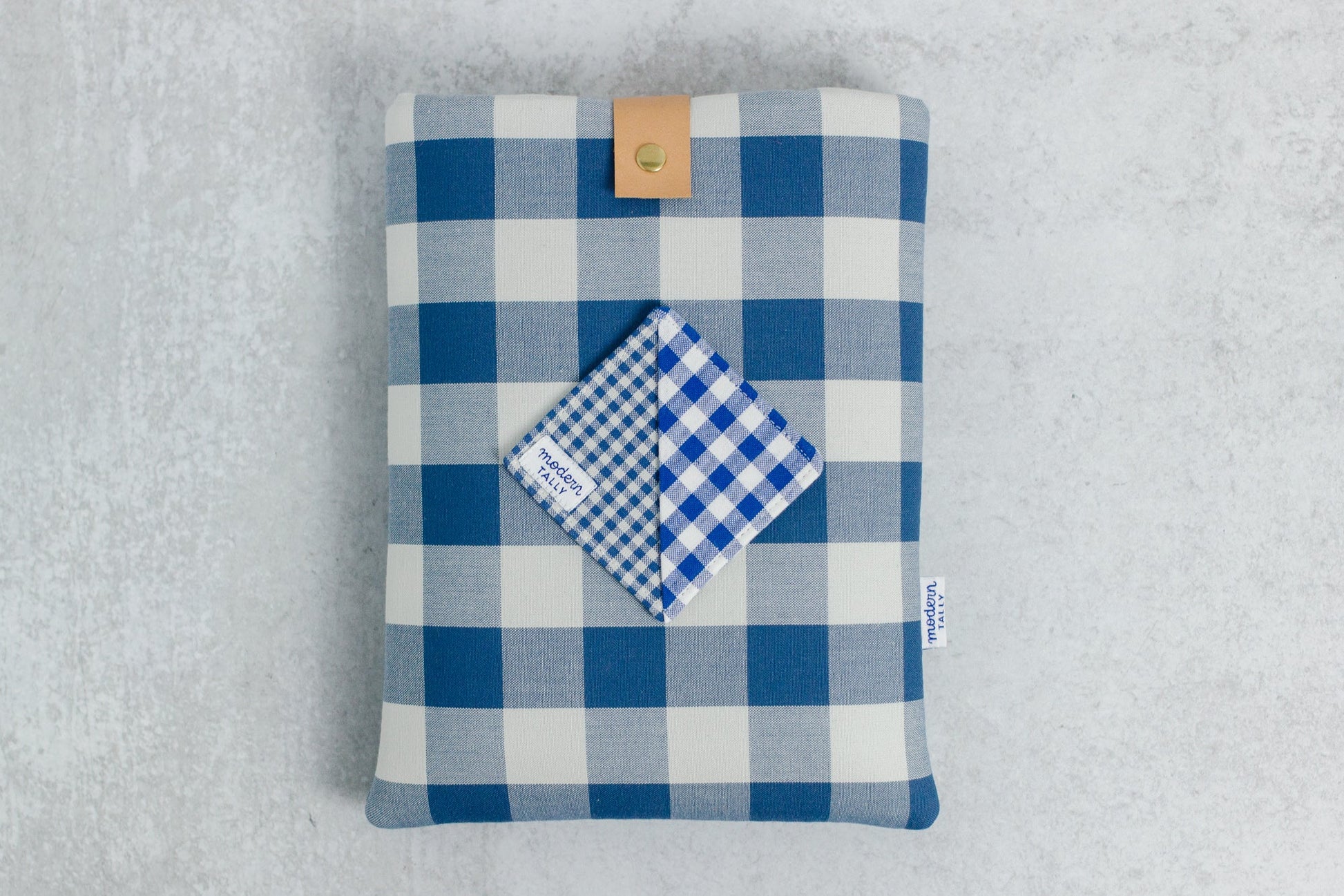 Gingham Corner Bookmark - Modern Tally