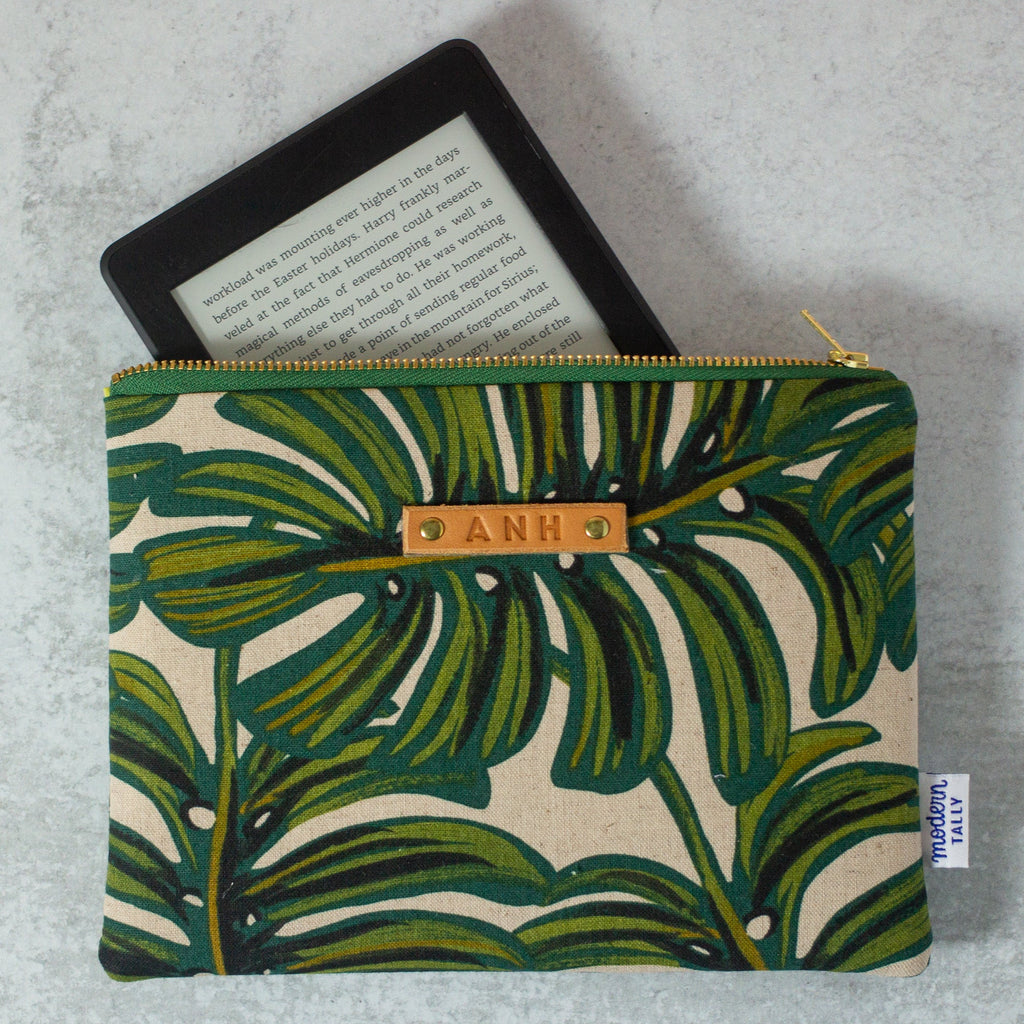 Monstera eReader Case - Modern Tally - Kindle Case