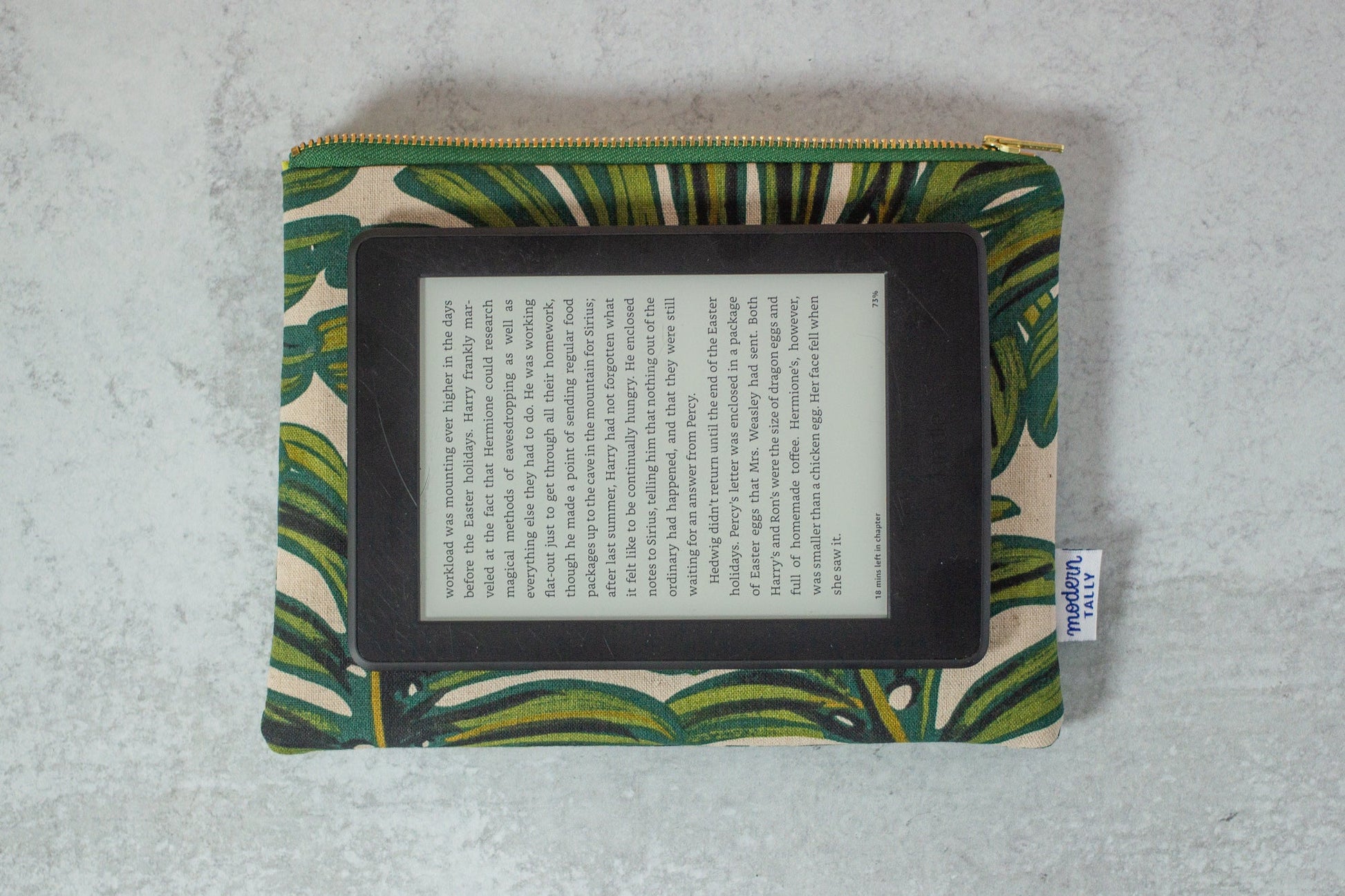 Monstera eReader Case - Modern Tally - Kindle Case