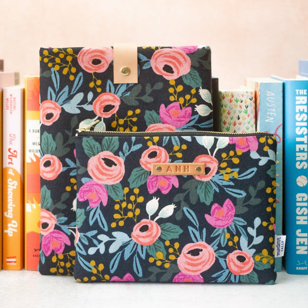 Navy Rosa Bookworm Bundle - Modern Tally - Gift Set