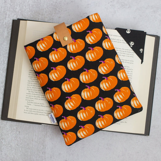 Pumpkin Book Sleeve - Modern Tally - Book Sleeve