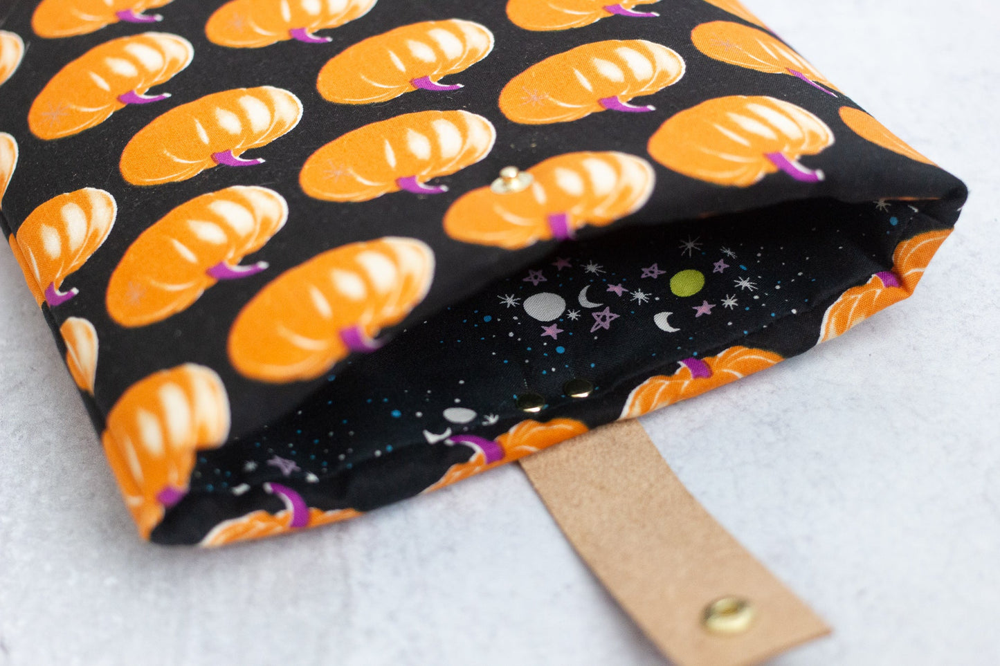 Pumpkin Book Sleeve - Modern Tally - Book Sleeve