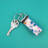 Mini Key Fob, Starstruck in Peach