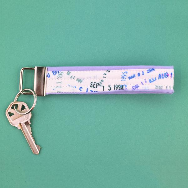 Date Stamp Key Fob