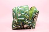 Monstera Double Zip Makeup Bag