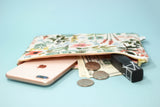 Garden Catch-All Clutch, Natural
