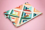 Peachy Rainbow Catch-All Clutch