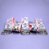 Periwinkle Rosa Key Fob